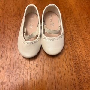 White ballet dress shoes